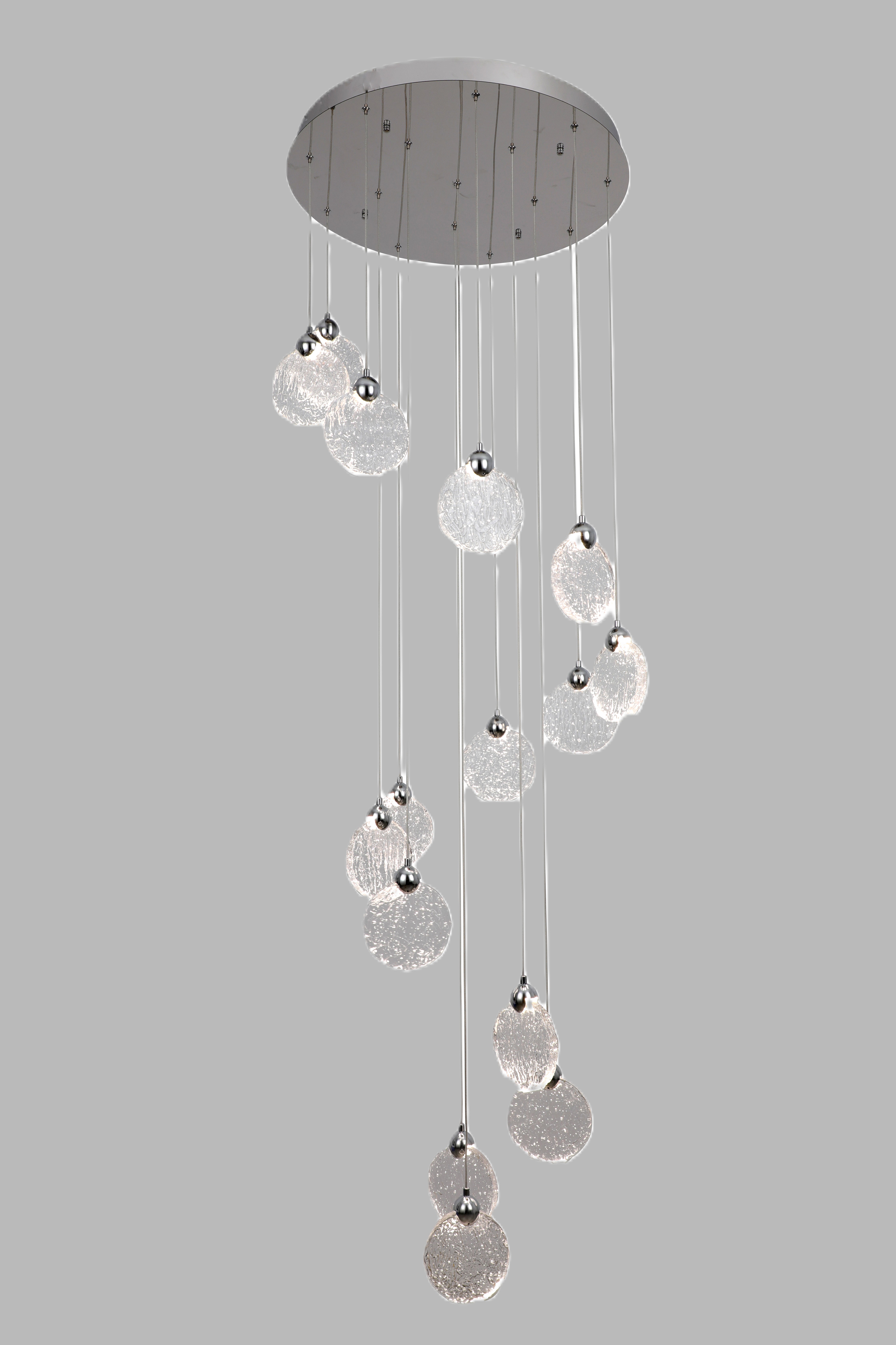 Selene 15 Light Pendant Chrome