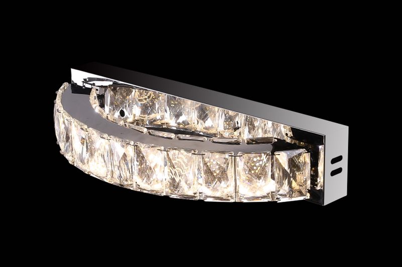 Nora Semi Wall Light Chrome